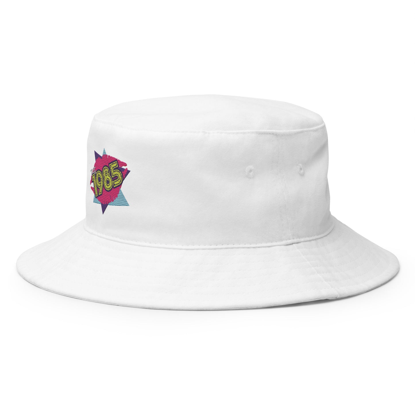 The 1985 Embroidered Logo Bucket Hat