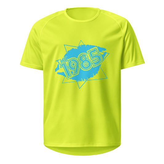 Neon Yellow Unisex Single Color Logo Jersey